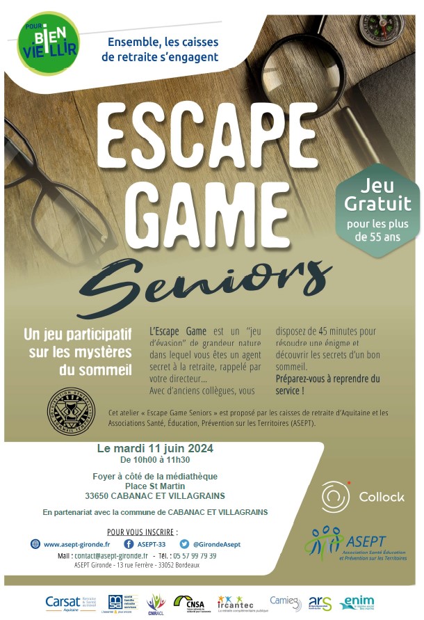 Escape Game seniors