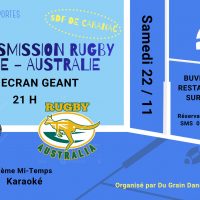 Soirée rugby : France / Australie