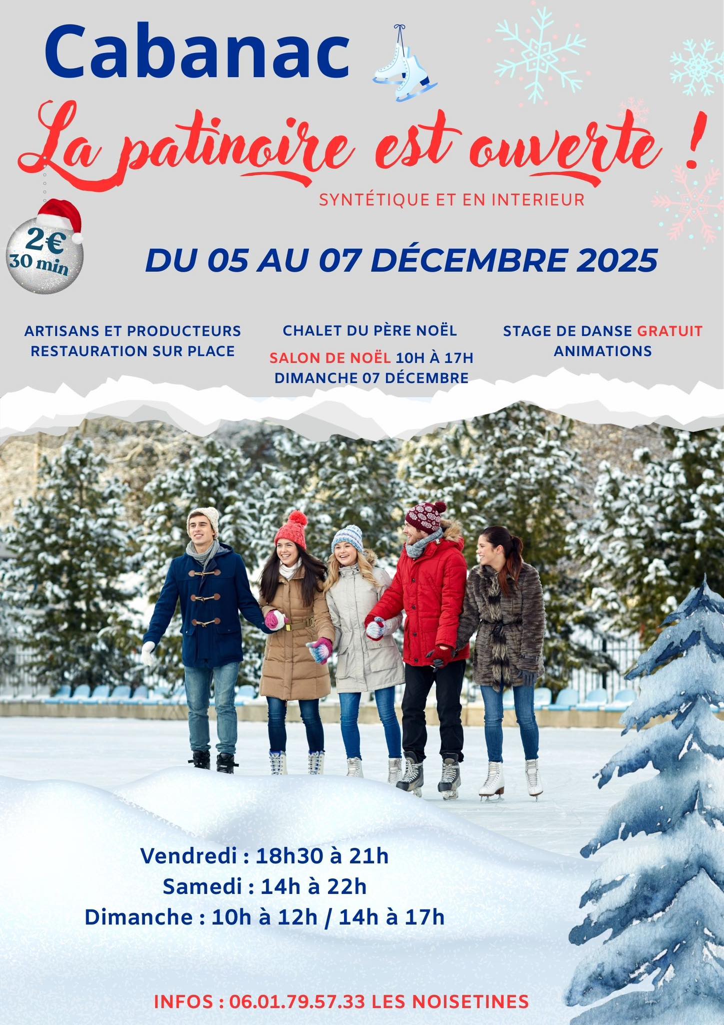 Patinoire éphémère de Noël