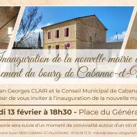 Inauguration de la nouvelle mairie et de l'aménagement du bourg