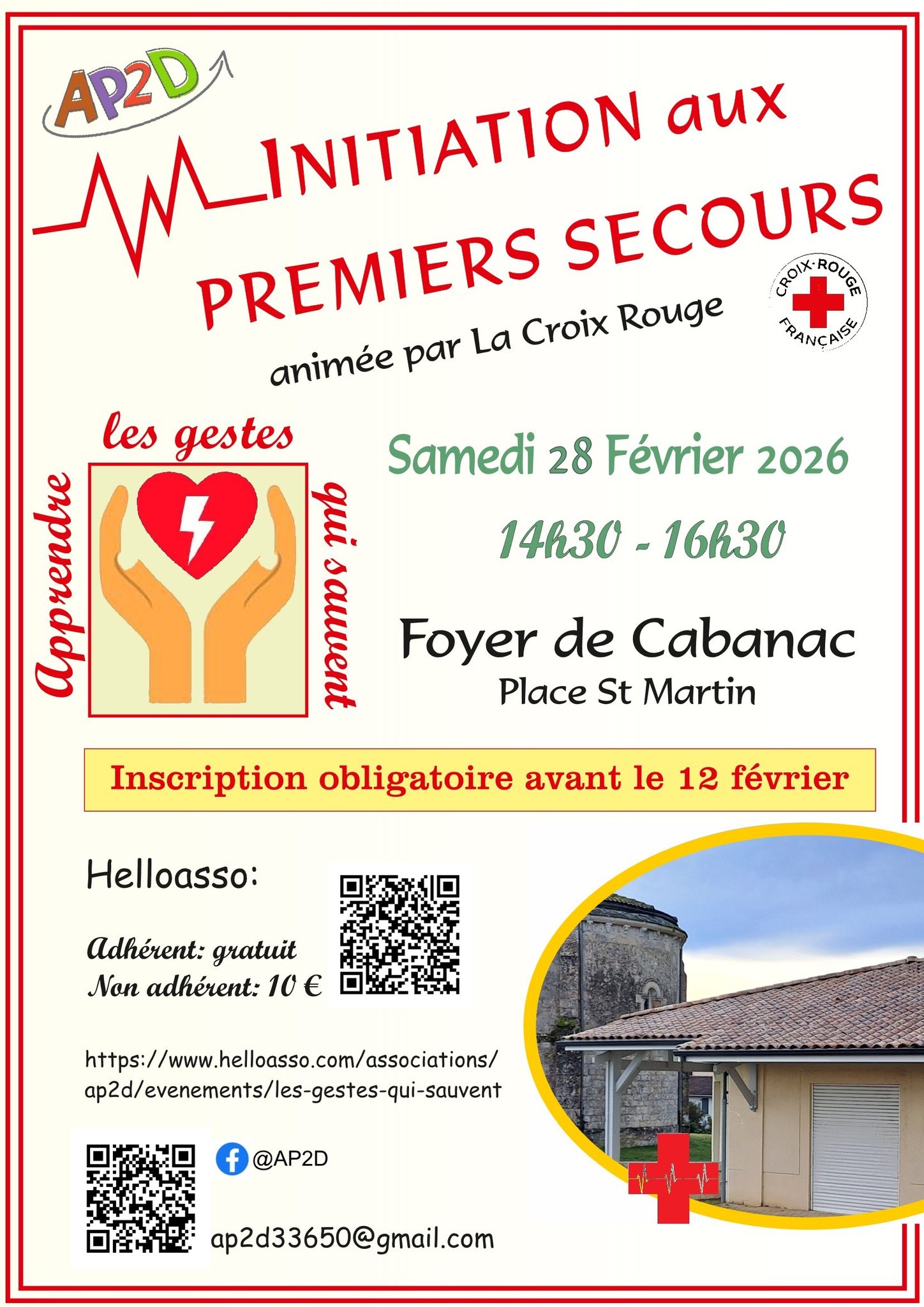 Atelier "Apprendre les gestes qui sauvent"