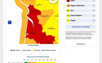 Alerte météo tempête PEDRO : pluies soutenues, vent violent et pic de crues