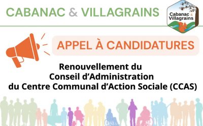 Appel à candidatures pour le renouvellement du conseil d’administration du CCAS