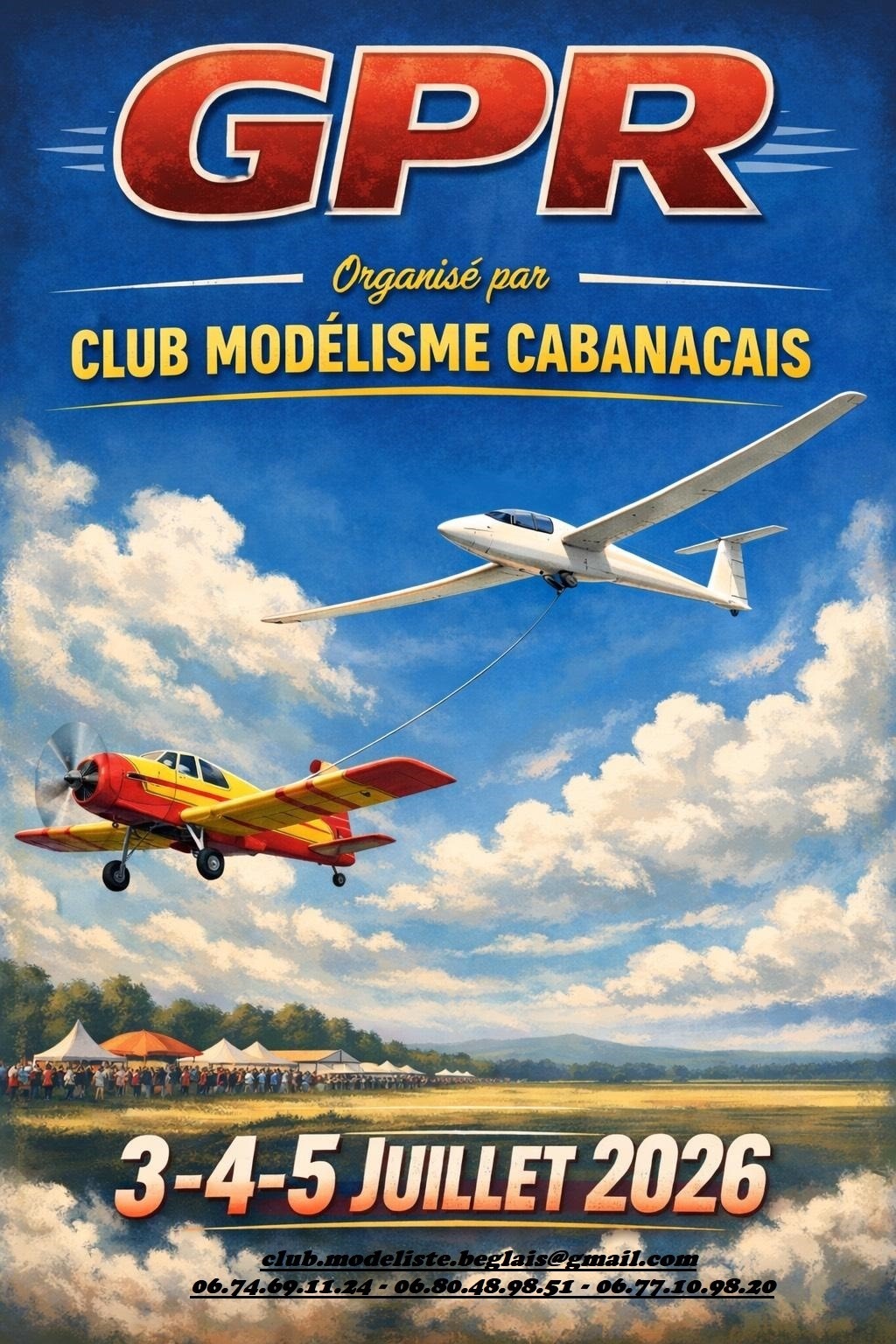 Rassemblement de Grands planeurs remorqués