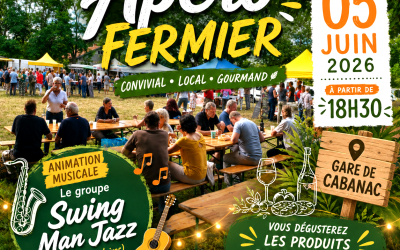 Apéro Fermier – Vendredi 05 juin à partir de 18h30 à Cabanac