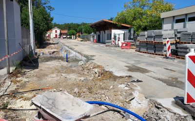 Travaux rue de la Gare