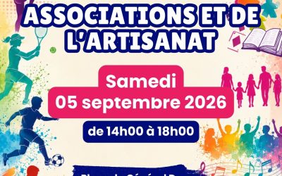 Forum de la vie associative et de l&rsquo;artisanat – samedi 05 septembre à 14h00