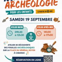 Journées Européennes du Patrimoine : Atelier « Mets-toi dans la peau d’un archéologue, et mène l’enquête !"