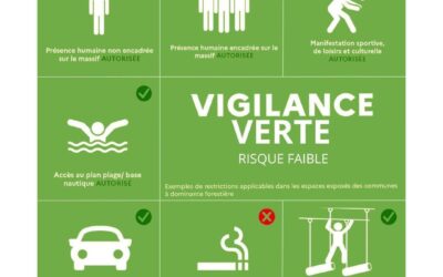 Vigilance VERT feux de forêt