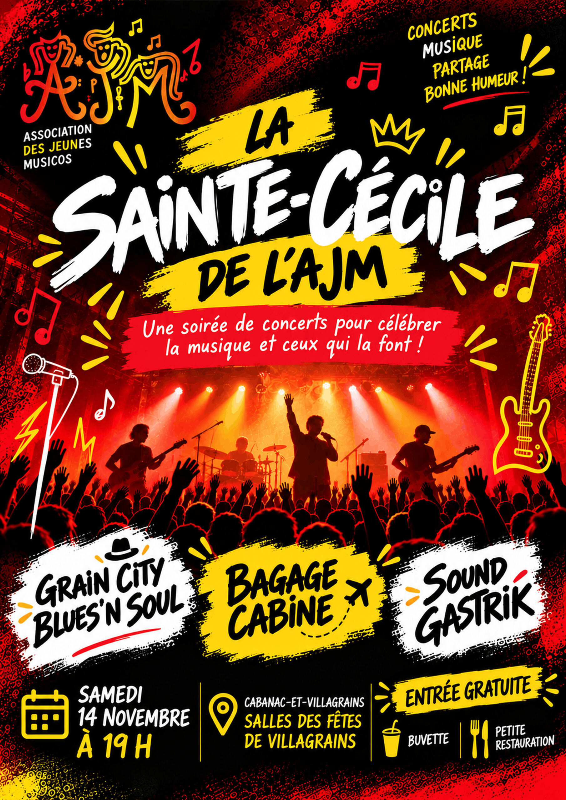 La Sainte-Cécile de l'AJM