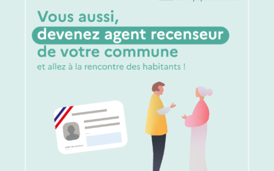 La commune recrute 2 agents recenseurs (H/F)